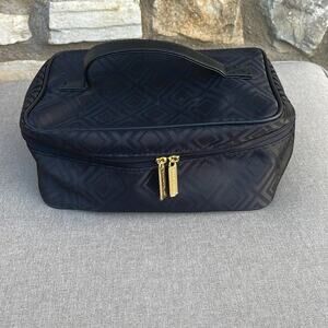 Estée Lauder black travel cosmetic case 9x5